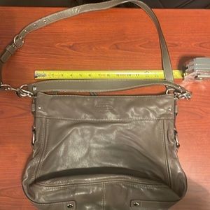 Coach leather gray smith shoulder and crossbody. Great condition vintage